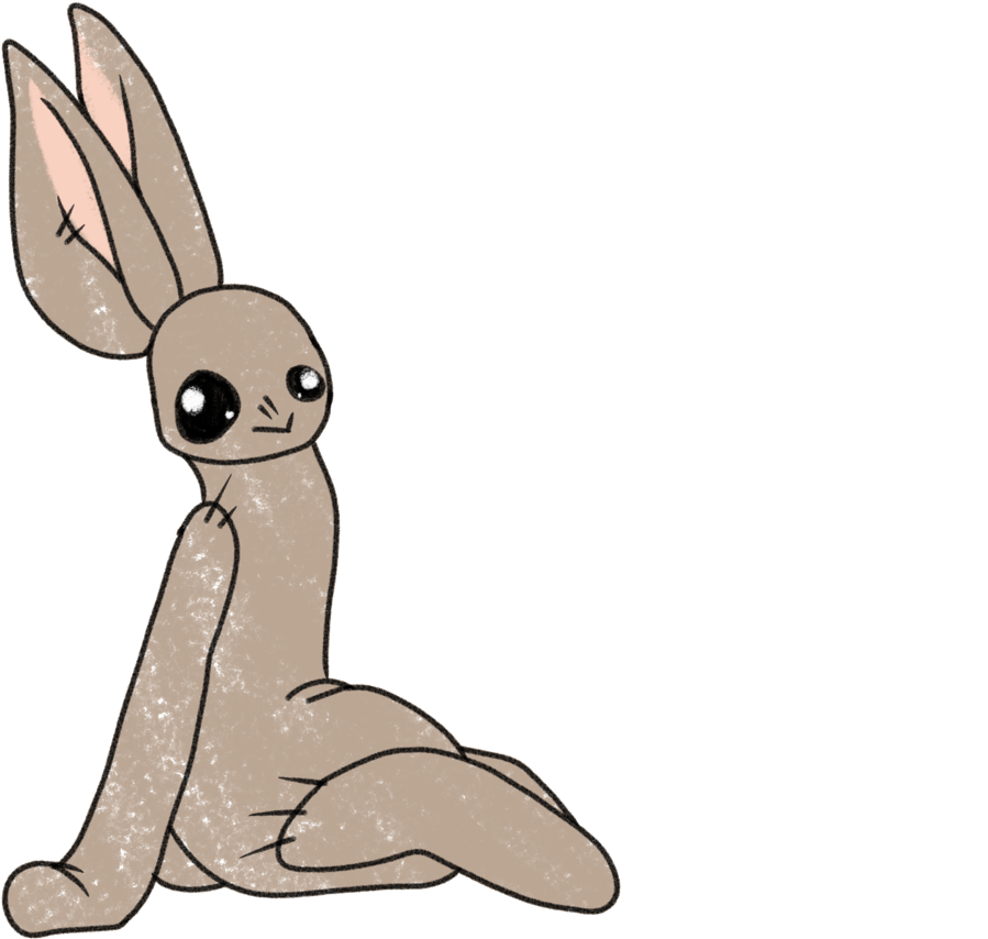 Quick Lil Doodle Of My Favorite Stuffed Animal Growing - Cartoon Clipart (1280x912), Png Download