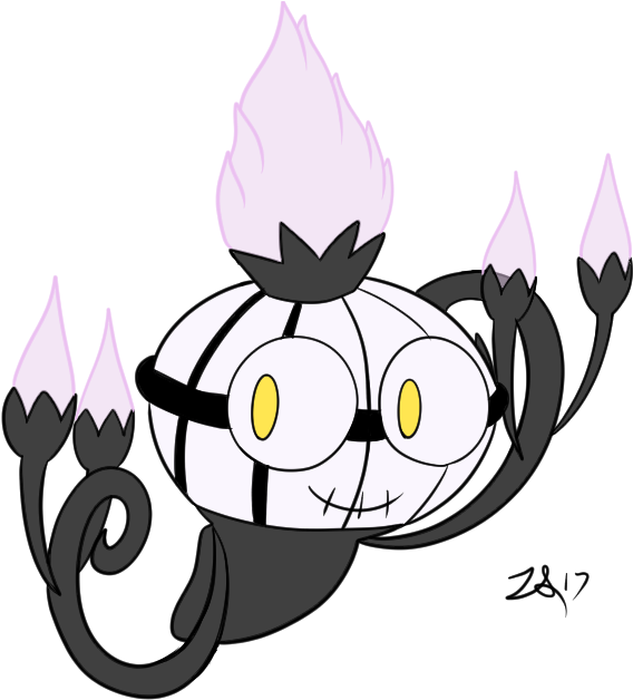 8 Willow As Chandelure , - Cartoon Clipart (568x628), Png Download