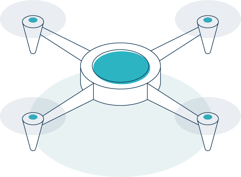 Drone & Agv Tracking - Illustration Clipart (797x585), Png Download