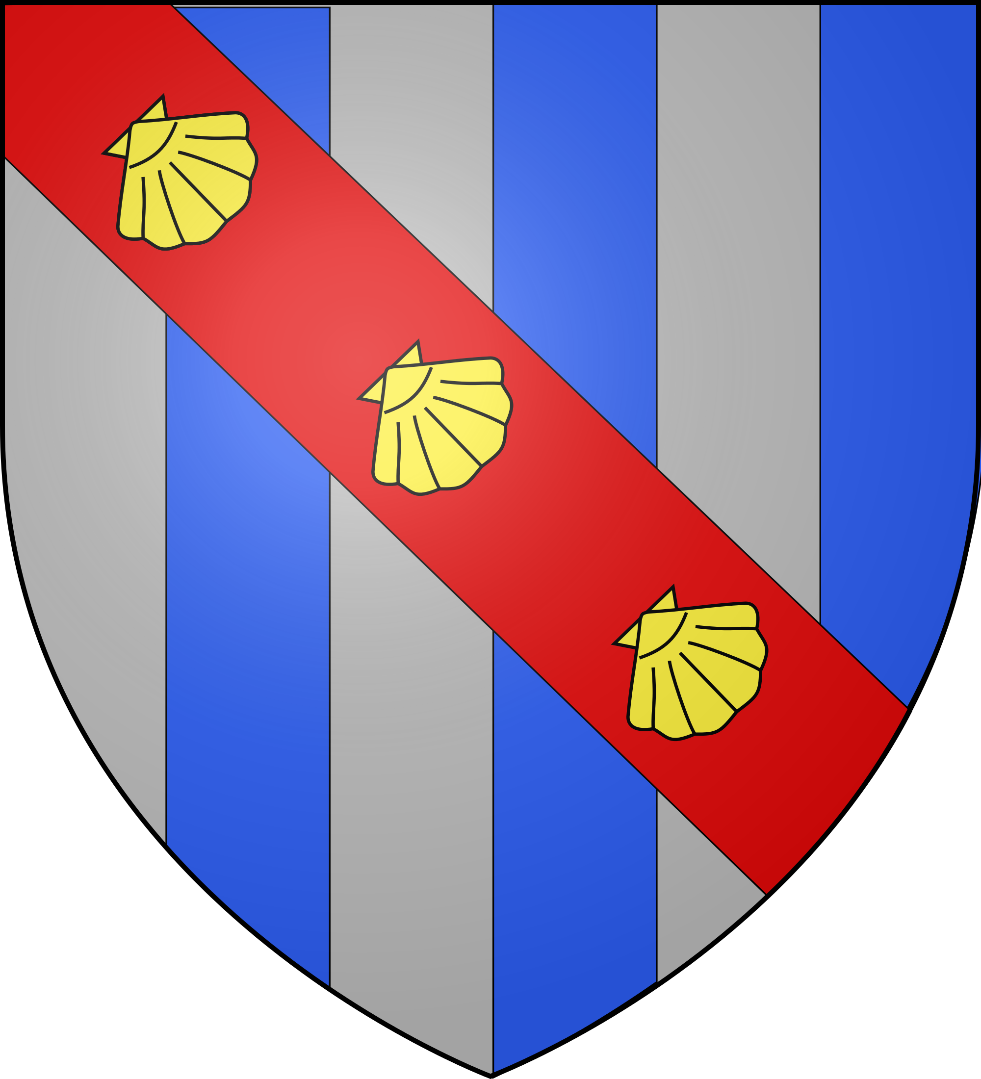 Open - Grandison Coat Of Arms Clipart (2000x2200), Png Download