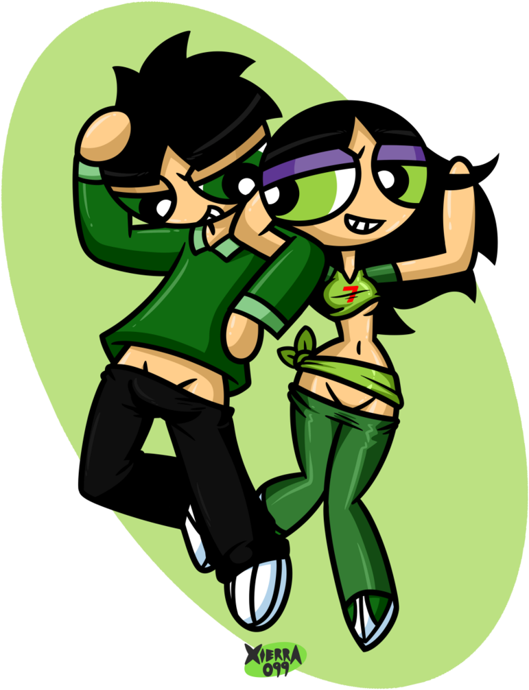 Greens By Xierra Powerpuff Pinterest - Cartoon Clipart (783x1020), Png Download