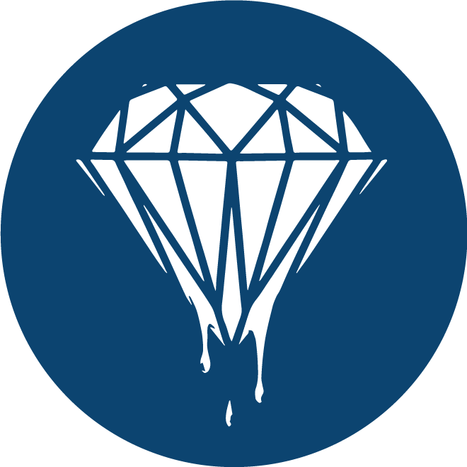 The Lost Diamond - Dripping Diamond Clipart (660x660), Png Download