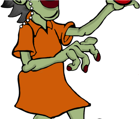 Zombie Clipart Carton - Clipart Zombie Cartoon Png Transparent Png (640x480), Png Download