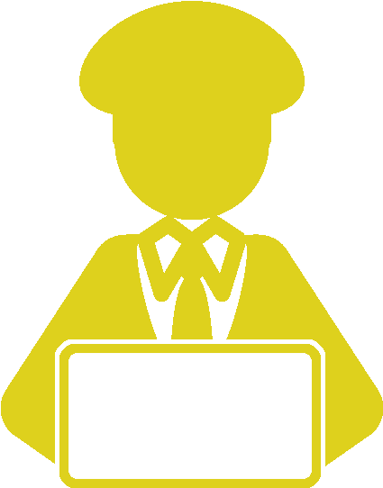 The Driver Waits For You At The Door - Cartoon Clipart (612x612), Png Download