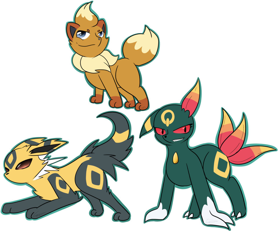 Eeveelutions Drawing Valentines - Cartoon Clipart (979x816), Png Download