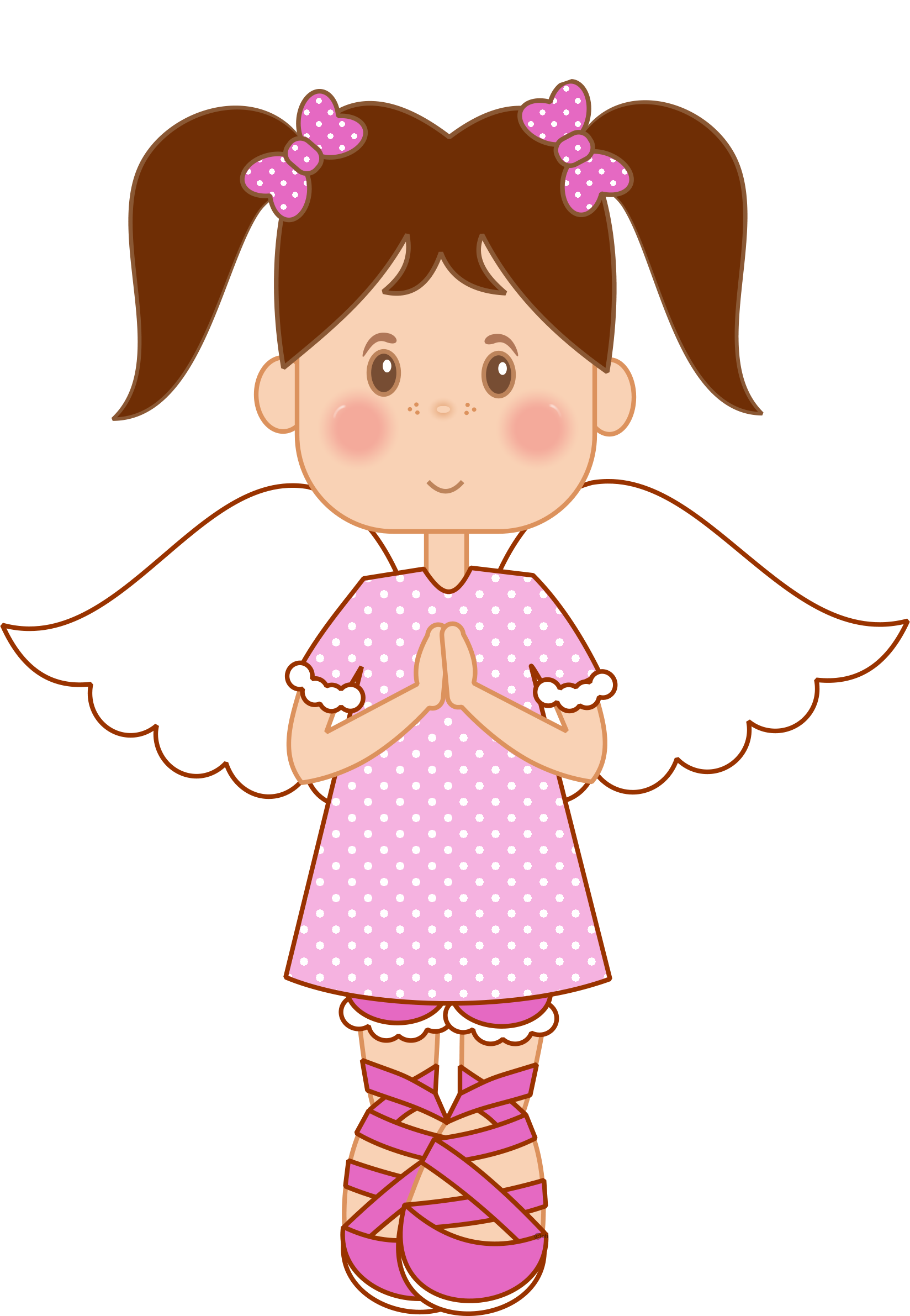 Alas Angeles Pinterest And - Angelita Caricatura Png Clipart (1648x2382), Png Download