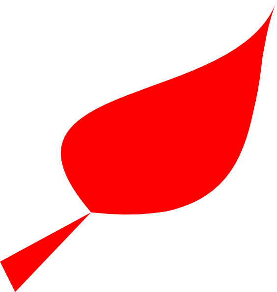 Red Leaf Vector Png Clipart (564x595), Png Download