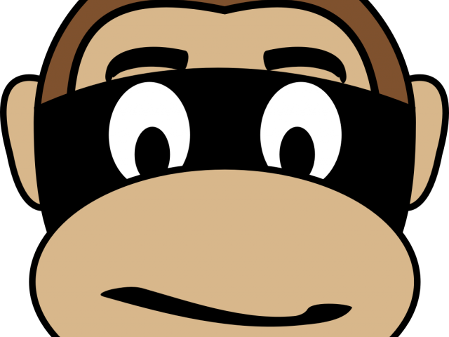 Fight Clipart Criminal - Monkey Emoji - Png Download (640x480), Png Download