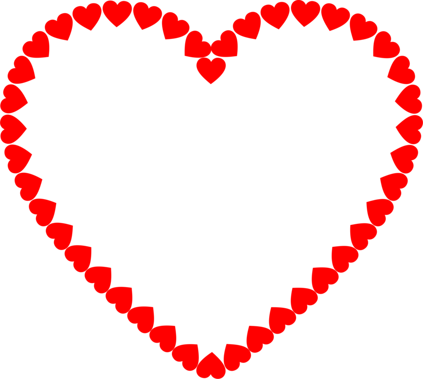 Valentine's Day Romance Love Heart Greeting & Note - Heart Clipart (836x750), Png Download