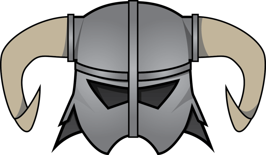 Skyrim Iron Helmet Png - Character Clipart (900x525), Png Download