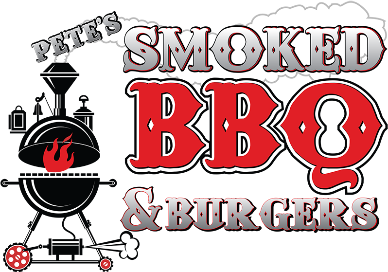 Png Black And White Library Barbecue Clipart Grill - Petes Bbq And Burgers Transparent Png (800x571), Png Download