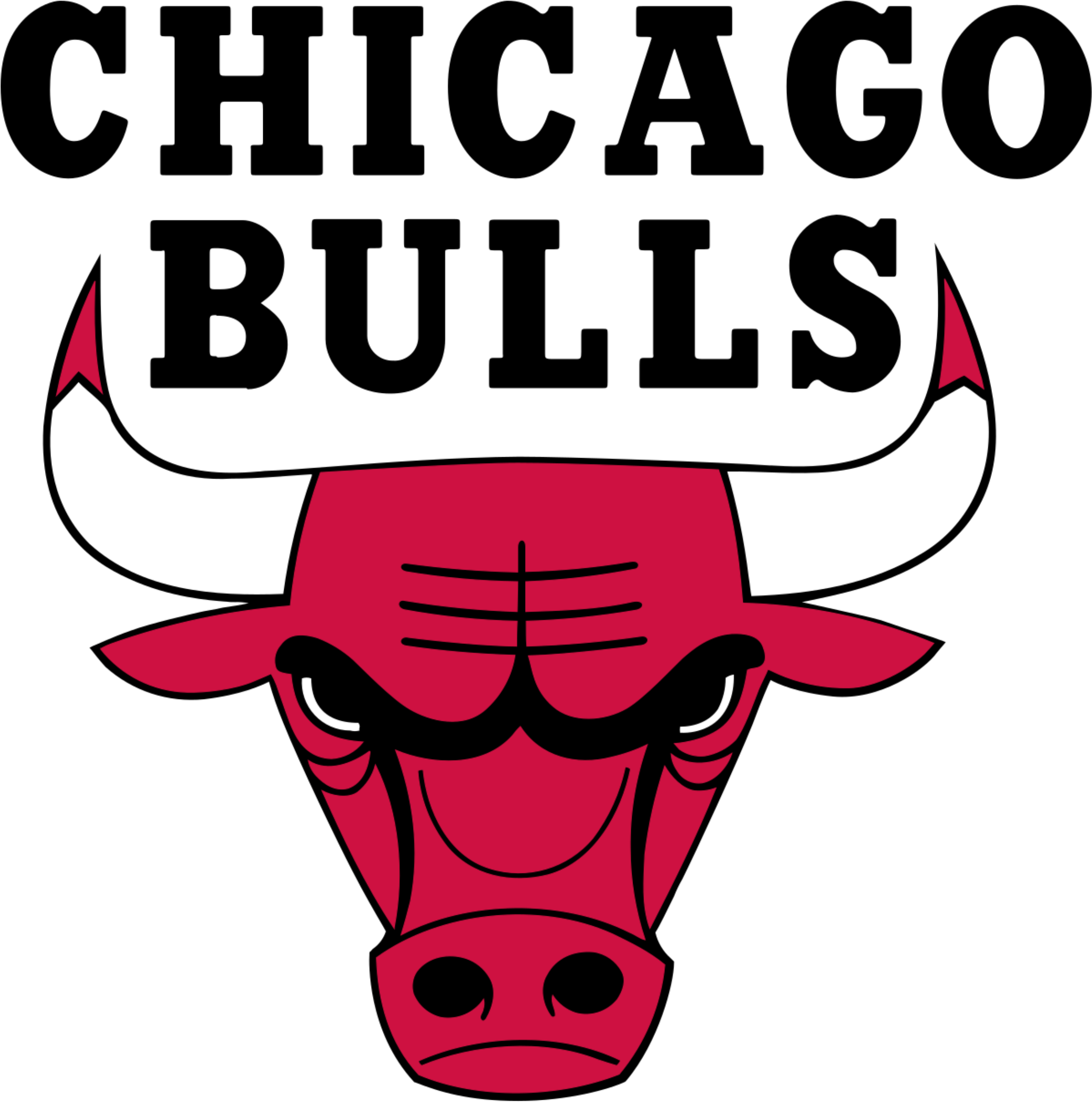 Chicago Bulls Logo Png Clipart (2201x2220), Png Download