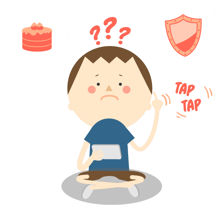 He Taps, Taps, Taps On His Head Cartoon Clipart Full Size Clipart