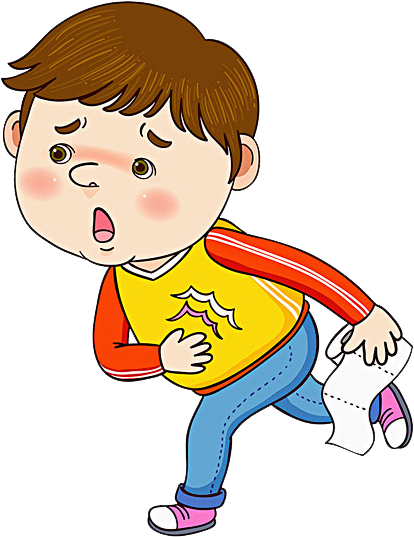 Clip Art Abdomen Indigestion Symptom The - La Diarrea Dibujo - Png Download (600x600), Png Download