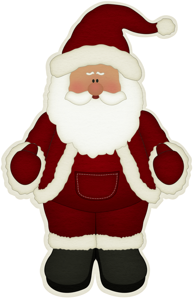 Ch - B *✿* - Santa Claus Clipart (664x1024), Png Download