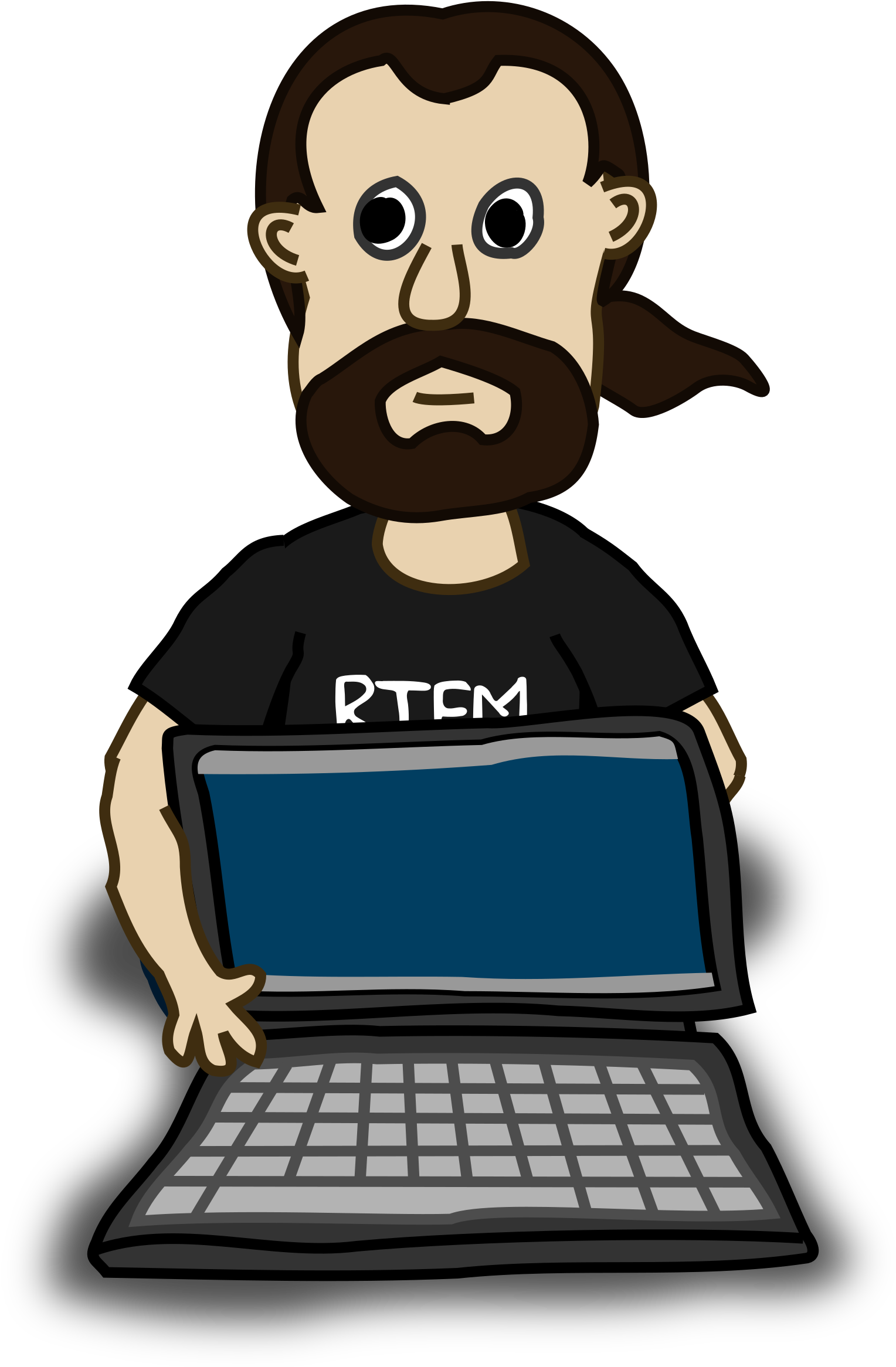 Comic Characters - Laptop - Comic Characters Clipart (958x958), Png Download