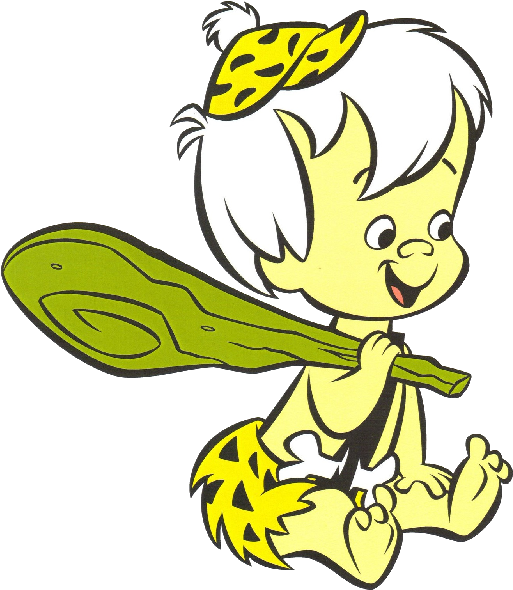 Flintstones Baby - Bam Bam T Shirt Clipart (600x600), Png Download