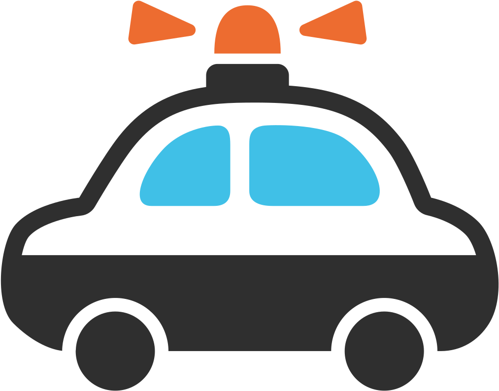 File - Emoji U1f693 - Svg - Police Car Clipart (1024x1024), Png Download