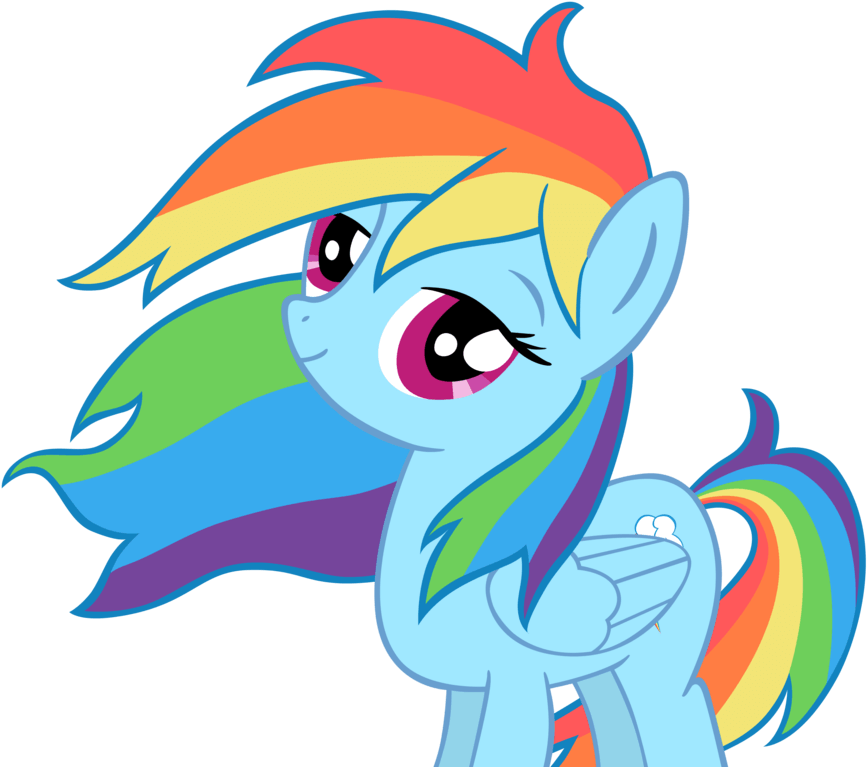 Magic - Windy - Rainbow Dash Clipart (900x813), Png Download