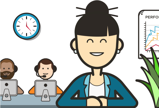 Professional Clipart Call Center Agent - Call Centre - Png Download (640x480), Png Download