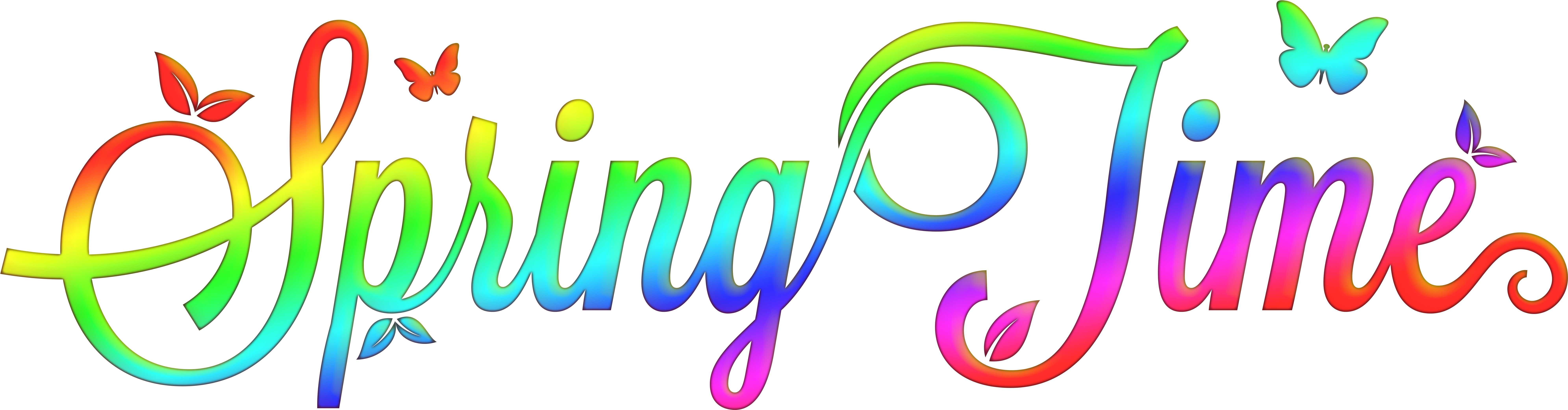 Png Spring Time Clipart (8000x2112), Png Download