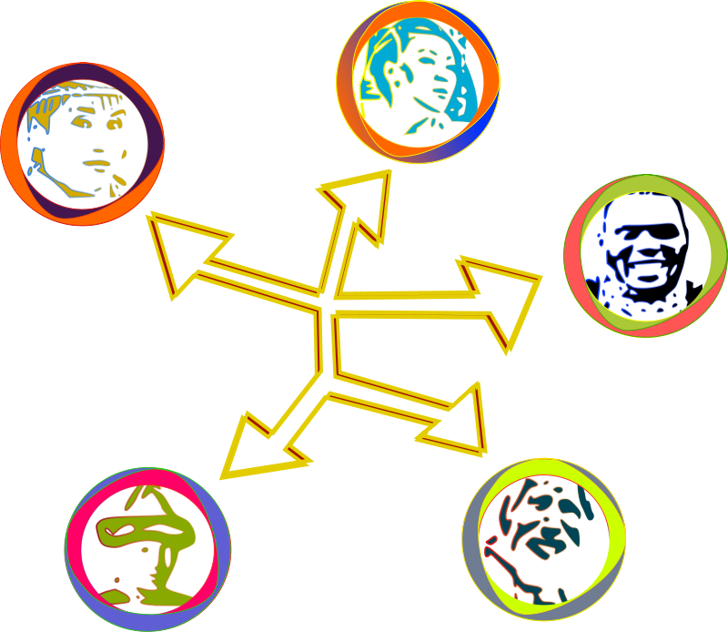 Social Network Clipart (800x694), Png Download