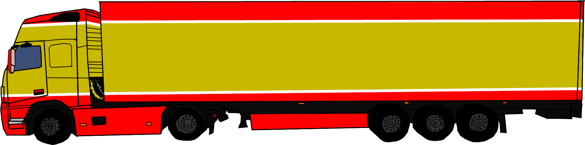 Semi Truck Clip Art - Truck - Png Download (1920x1080), Png Download