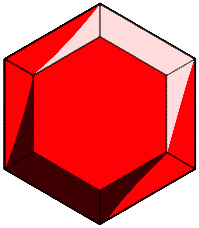 2d Cube Png Clipart Freeuse Stock - Ruby Clip Art Transparent Png (800x800), Png Download