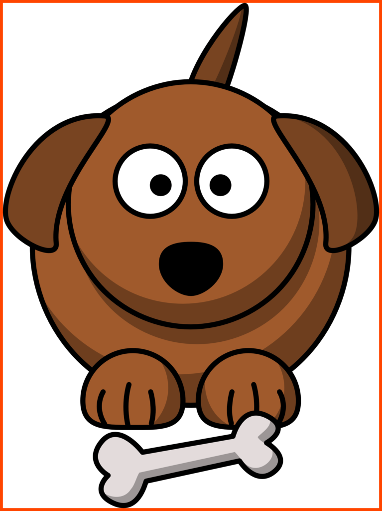 Clipart Dog 1 Clip Art Dogs - Cartoon Dog - Png Download (767x1024), Png Download