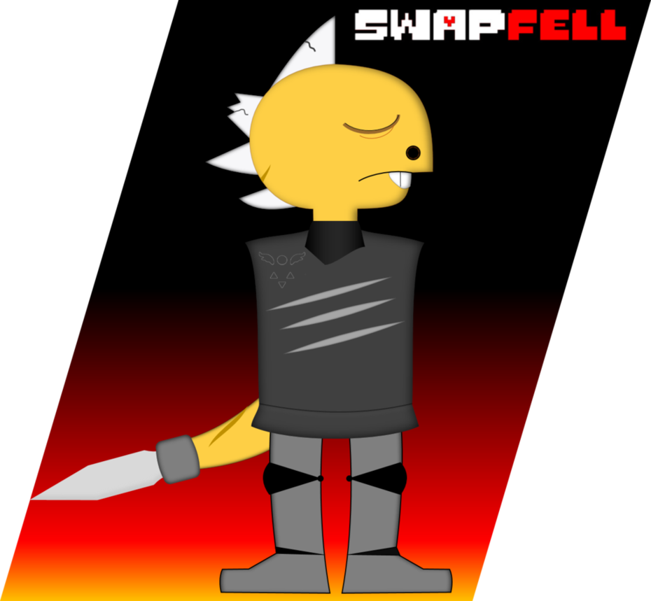 Swapfell By Jtgp Chromrea - Swapfell Monster Kid Clipart (930x859), Png Download