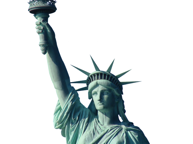 Related Cliparts - Liberty Statue Png Transparent Png (640x480), Png Download