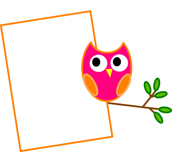 Orange Owl 2 Clip Art At Clker Com Vector Clip Art - Clip Art - Png Download (600x529), Png Download