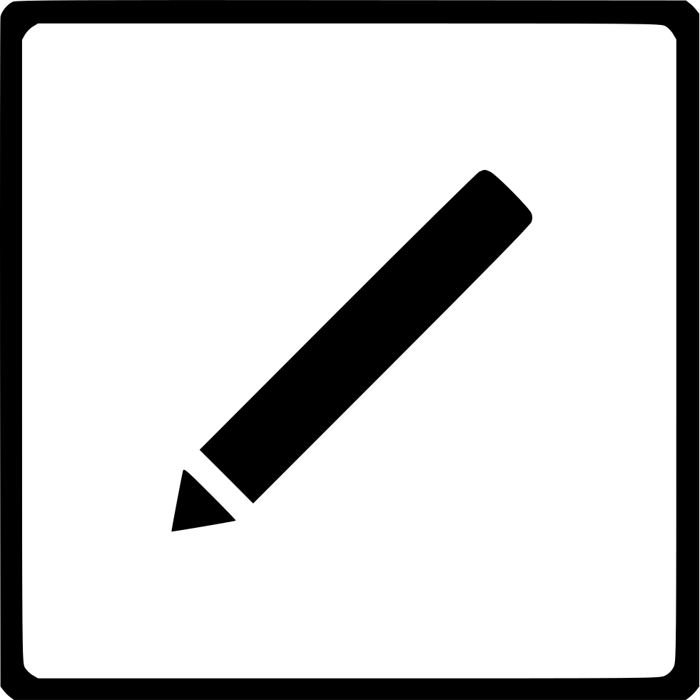 Edit Editor Text Pen Pencil Format Comments - Portable Network Graphics Clipart (981x980), Png Download