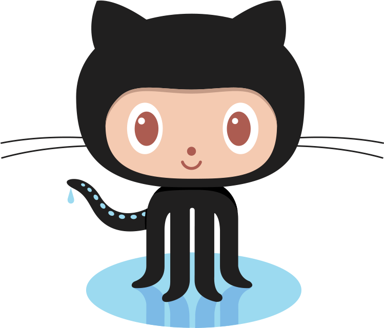 Github For Hosting The Code And Tracking Issues - Github Octocat Clipart (800x665), Png Download