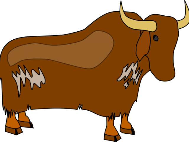 Longhorn Cattle Clipart Svg - Scalable Vector Graphics - Png Download (640x480), Png Download