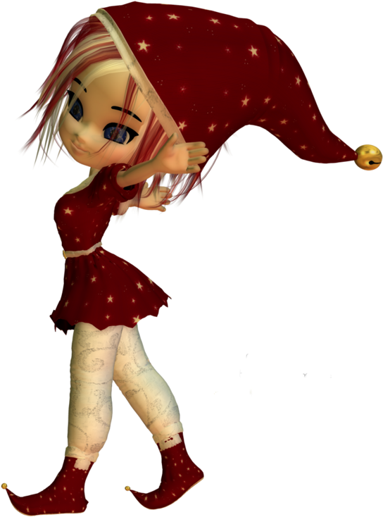 Monster Highpaintingglitter - Christmas Fairy Png Clipart (600x741), Png Download