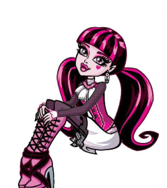 Cinnamon Roll Clipart - Monster High Girl Draculaura - Png Download (800x600), Png Download