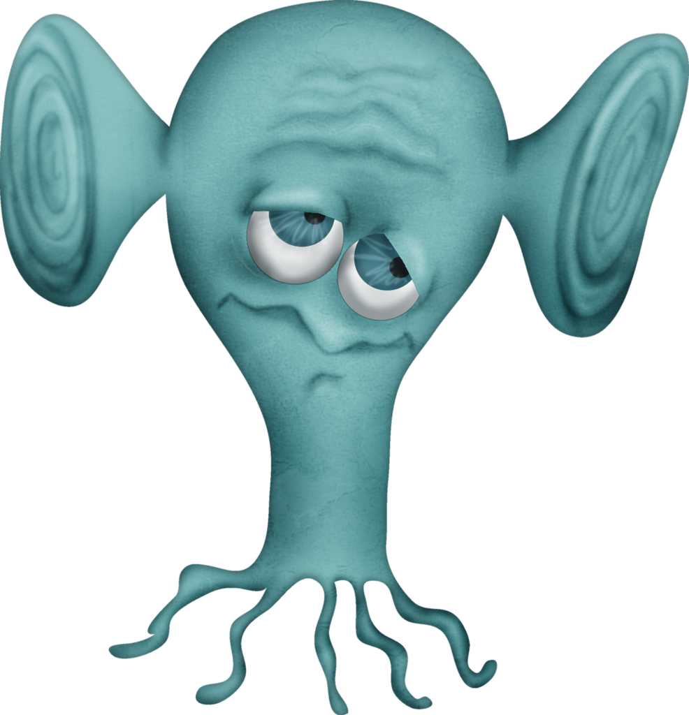 Monster - Cartoon Clipart (986x1024), Png Download