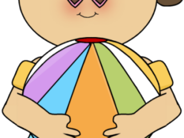 Beach Ball Clipart Baby Ball - Clip Art - Png Download (640x480), Png Download