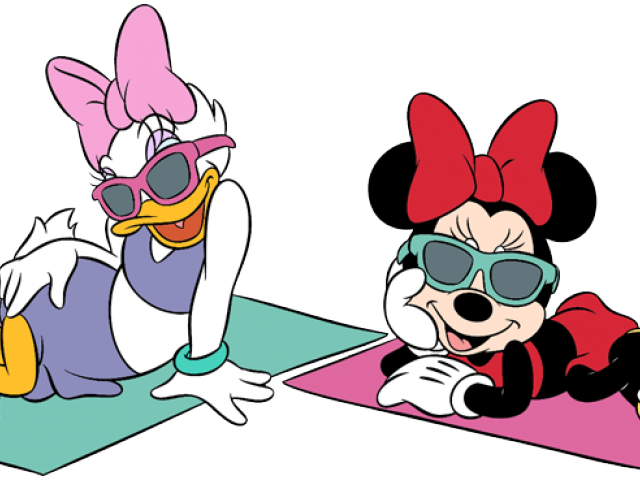 Beach Clipart Daisy Duck - Mickey Mouse - Png Download (640x480), Png Download