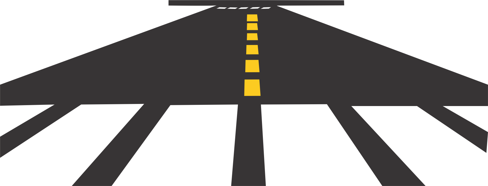 Clip Art Stock Png - Road Transparent Png (1643x628), Png Download