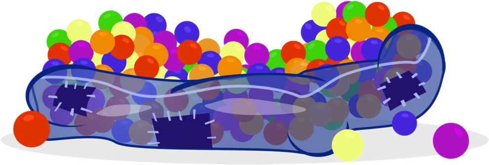 Autism Drawing Road Map - Rainbow Dash Ball Pit Clipart (1024x401), Png Download