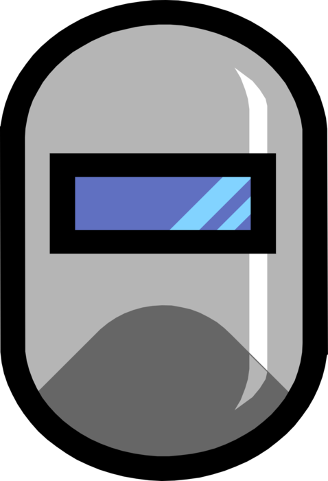 Welding Mask Provides Eye Safety - Welding Helmet Clipart (478x700), Png Download