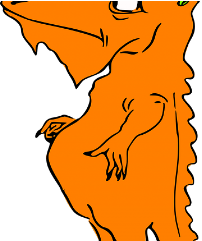 Seahorse Clipart Orange - Monster Clip Art For Kids - Png Download (640x480), Png Download