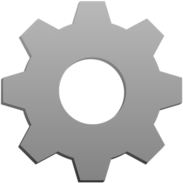 Icon Gear Png With No Background Clipart (720x720), Png Download