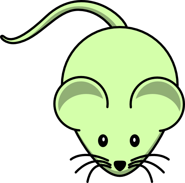 Easy Cartoon Mouse Clipart (600x592), Png Download