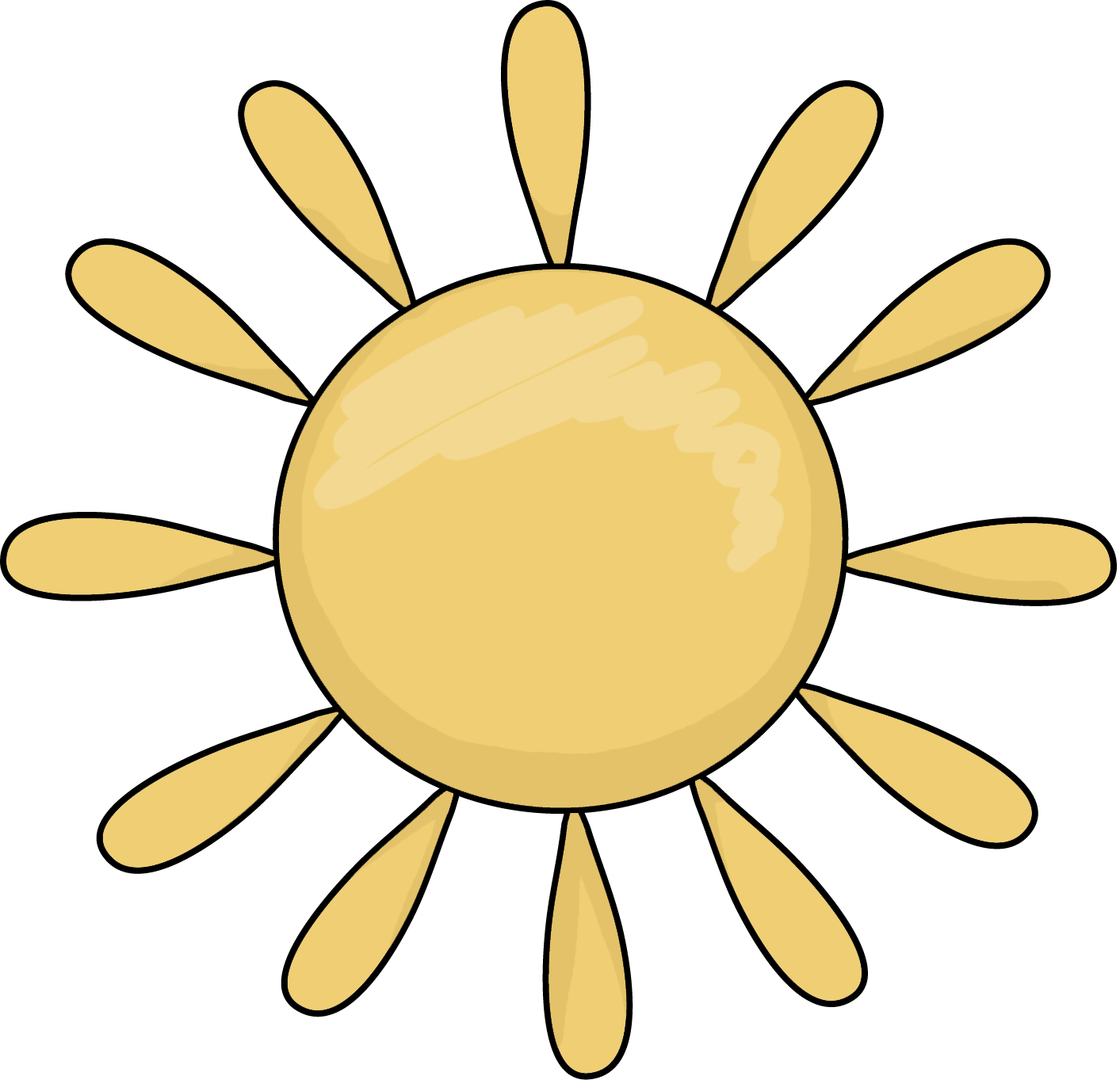 Sun - 5s Clipart (1413x1363), Png Download