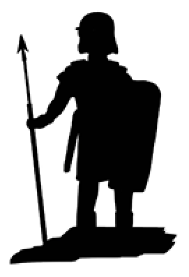 Ancient Clipart Roman Road - Silhouette - Png Download (640x480), Png Download