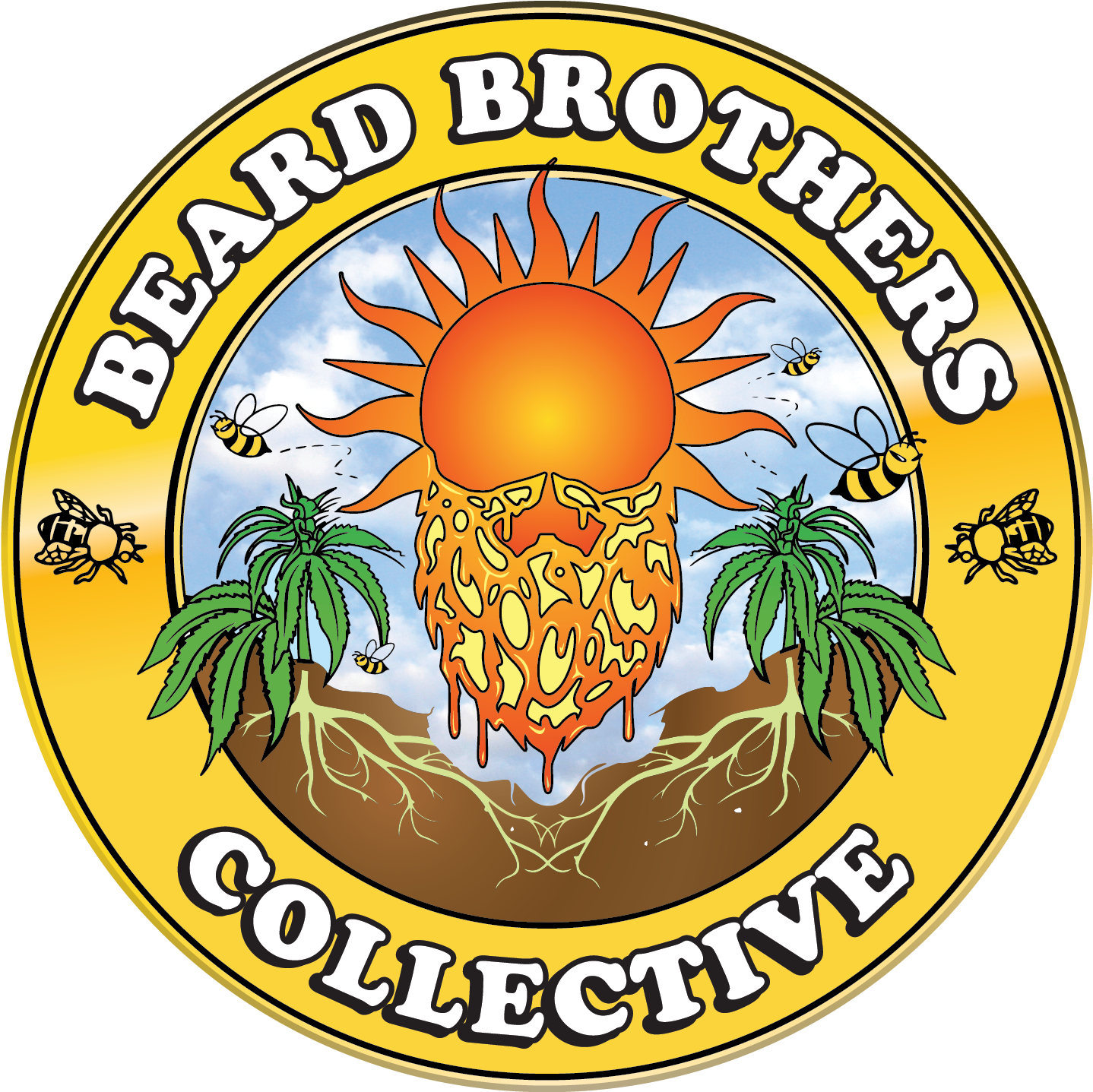 Beard Brothers Society - Illustration Clipart (1638x1555), Png Download