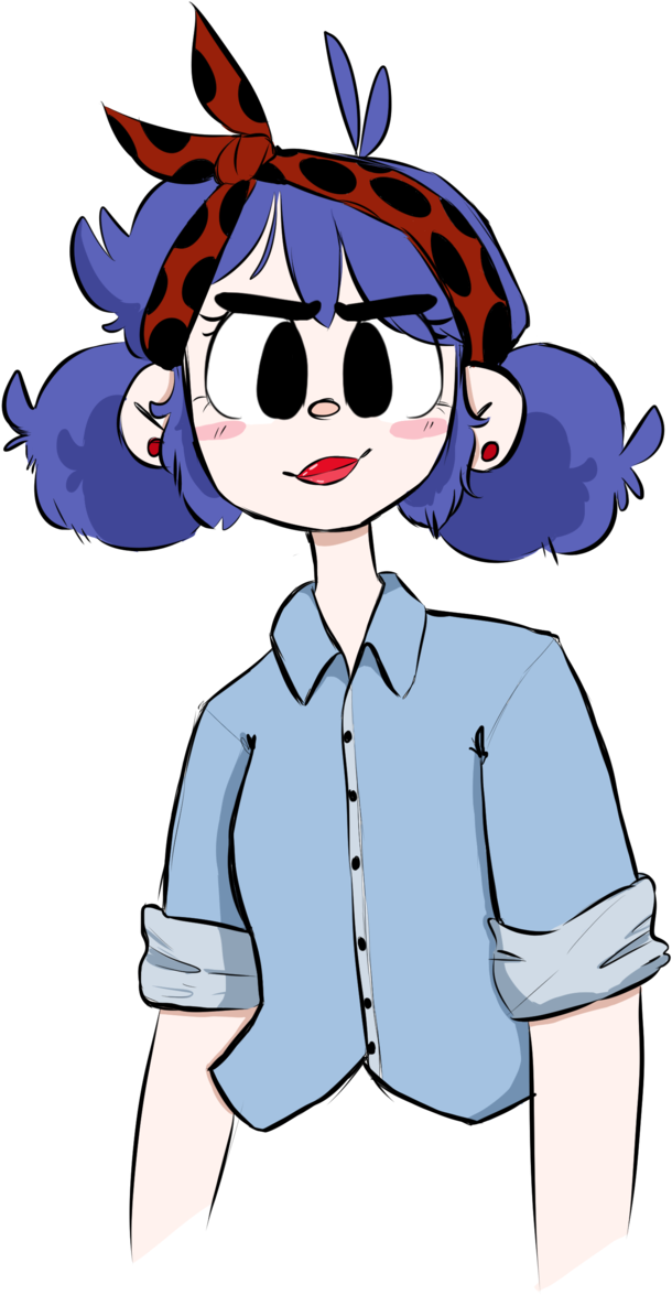 “a Quick Little Marinette In Honor Of Women's Day We - Cartoon Clipart (1280x1280), Png Download